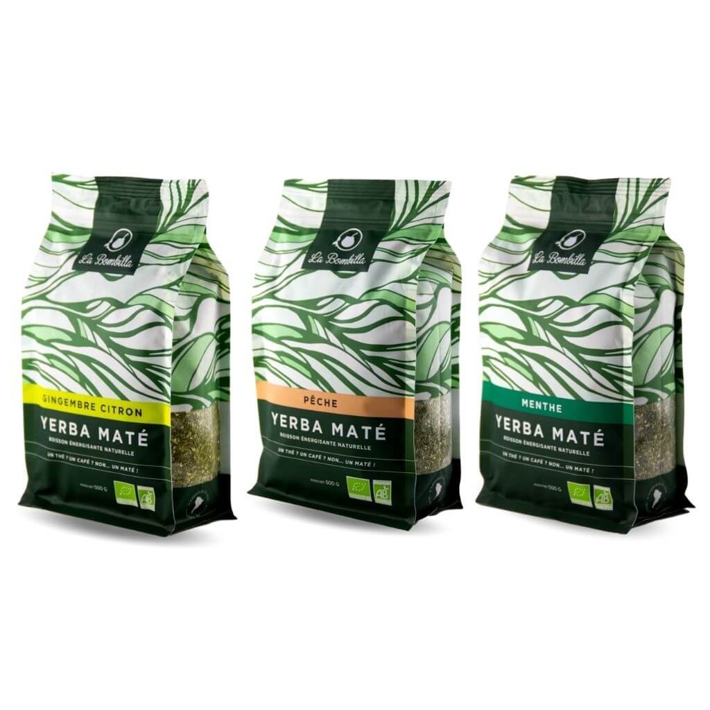Lot Yerba Maté Aromatisé BIO
